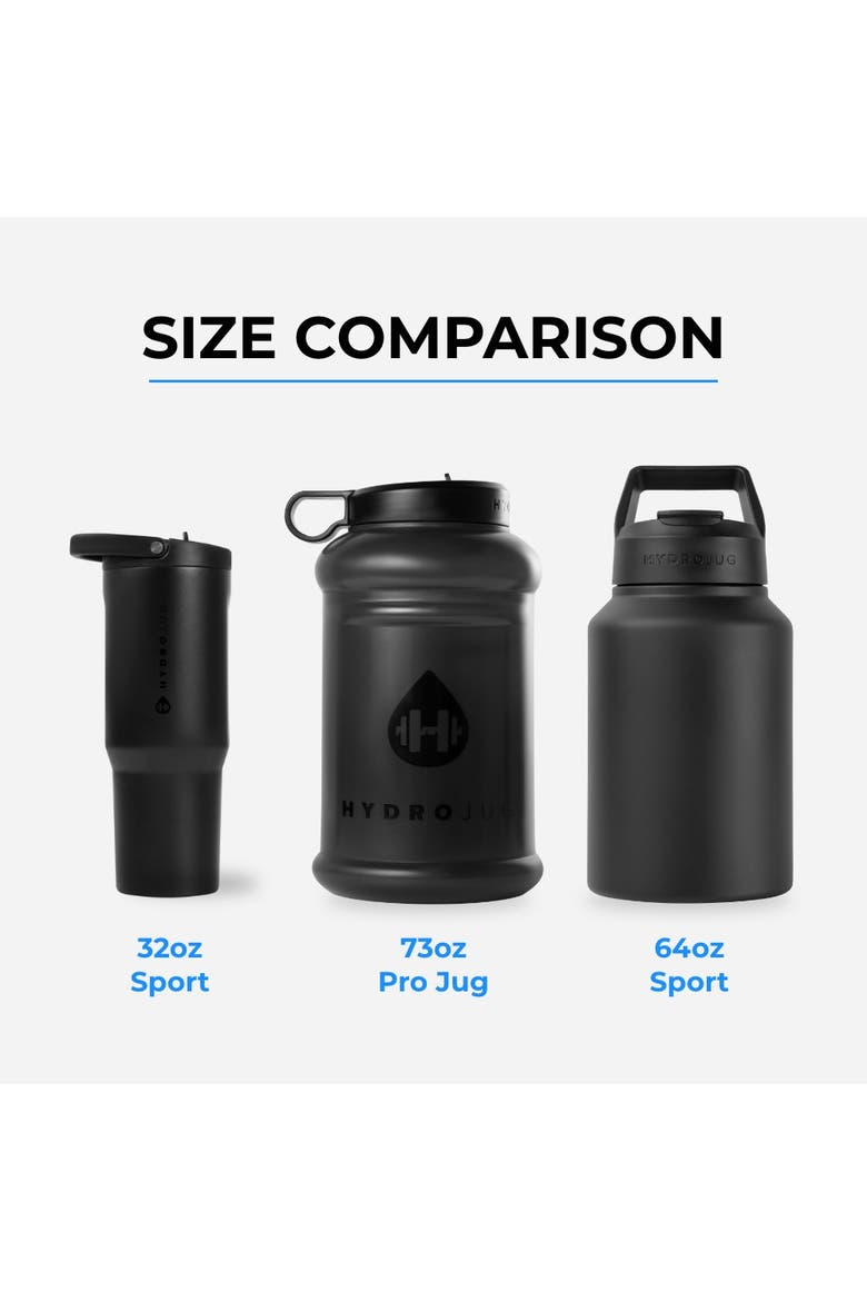 Sport Half Gallon Water Bottle with Straw 64oz, Leakproof Insulated Tumbler for Gym or Outdoor, Alternate, color, Pink Sand