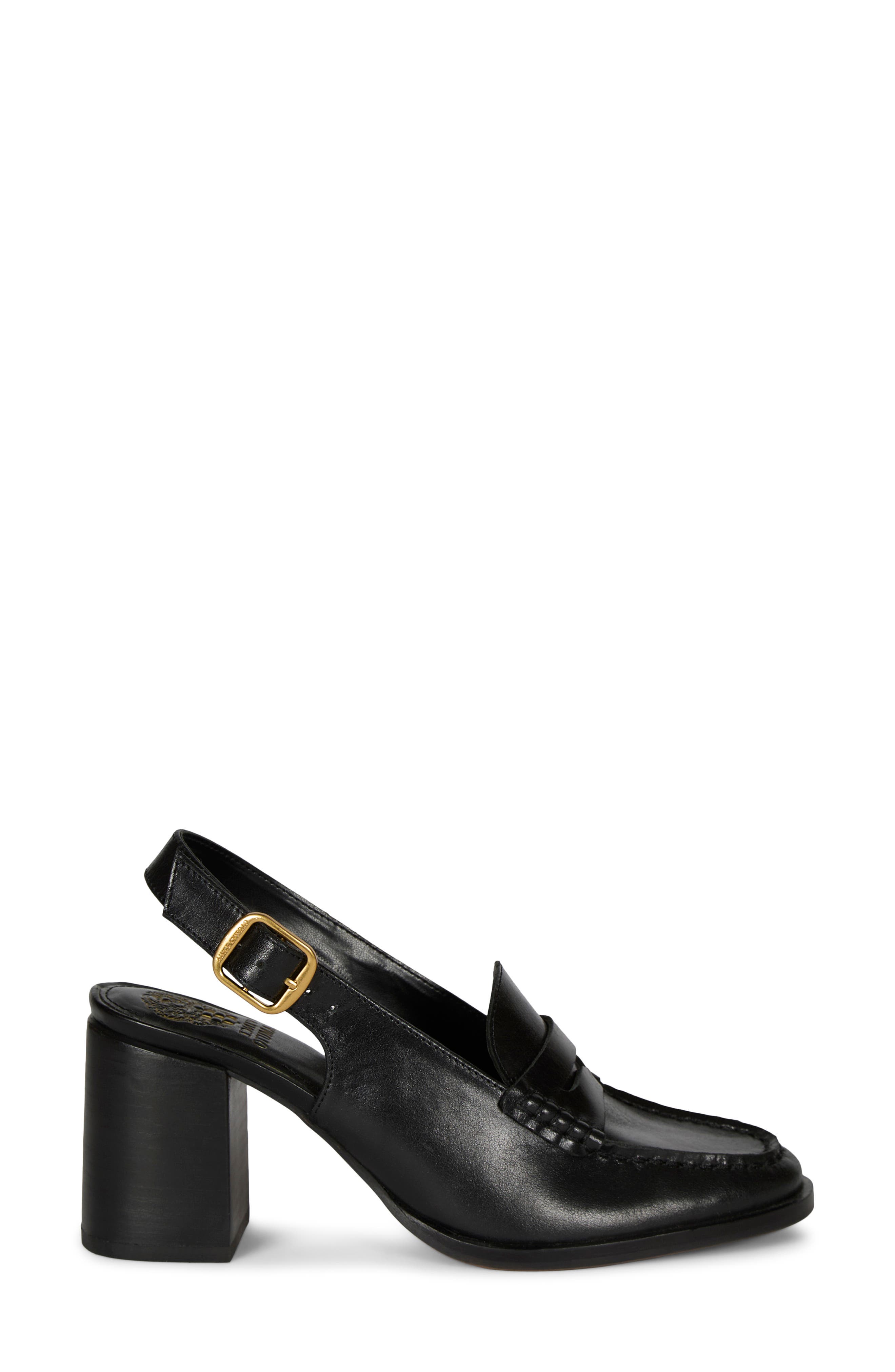 Vince Camuto Grinie Slingback Penny Loafer Pump, Alternate, color, 