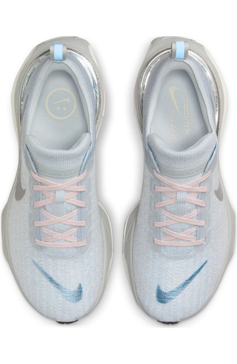 Nike ZoomX Invincible Run 3 Running Shoe, Alternate, color, Dust/ Grey/ Blue
