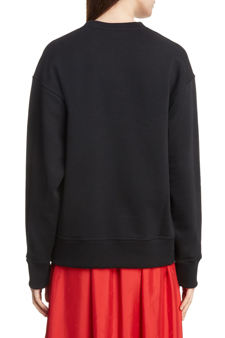 Tiger Relax Sweatshirt, Alternate, color, BLACK