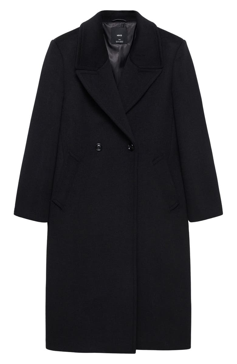 MANGO Double Breasted Coat, Alternate, color, 