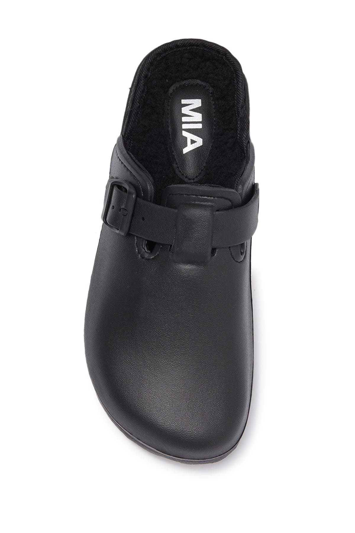 MIA Belisa Faux Shearling Lined Clog, Alternate, color, 