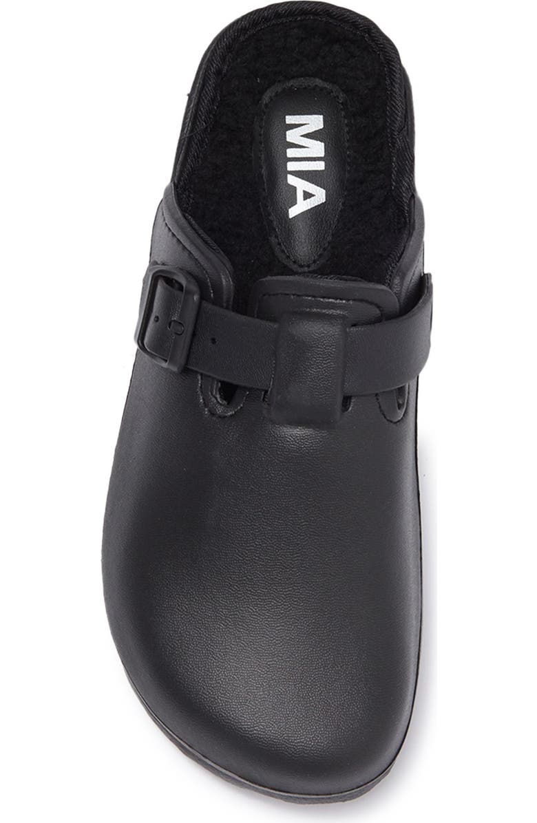 MIA Belisa Faux Shearling Lined Clog, Alternate, color,