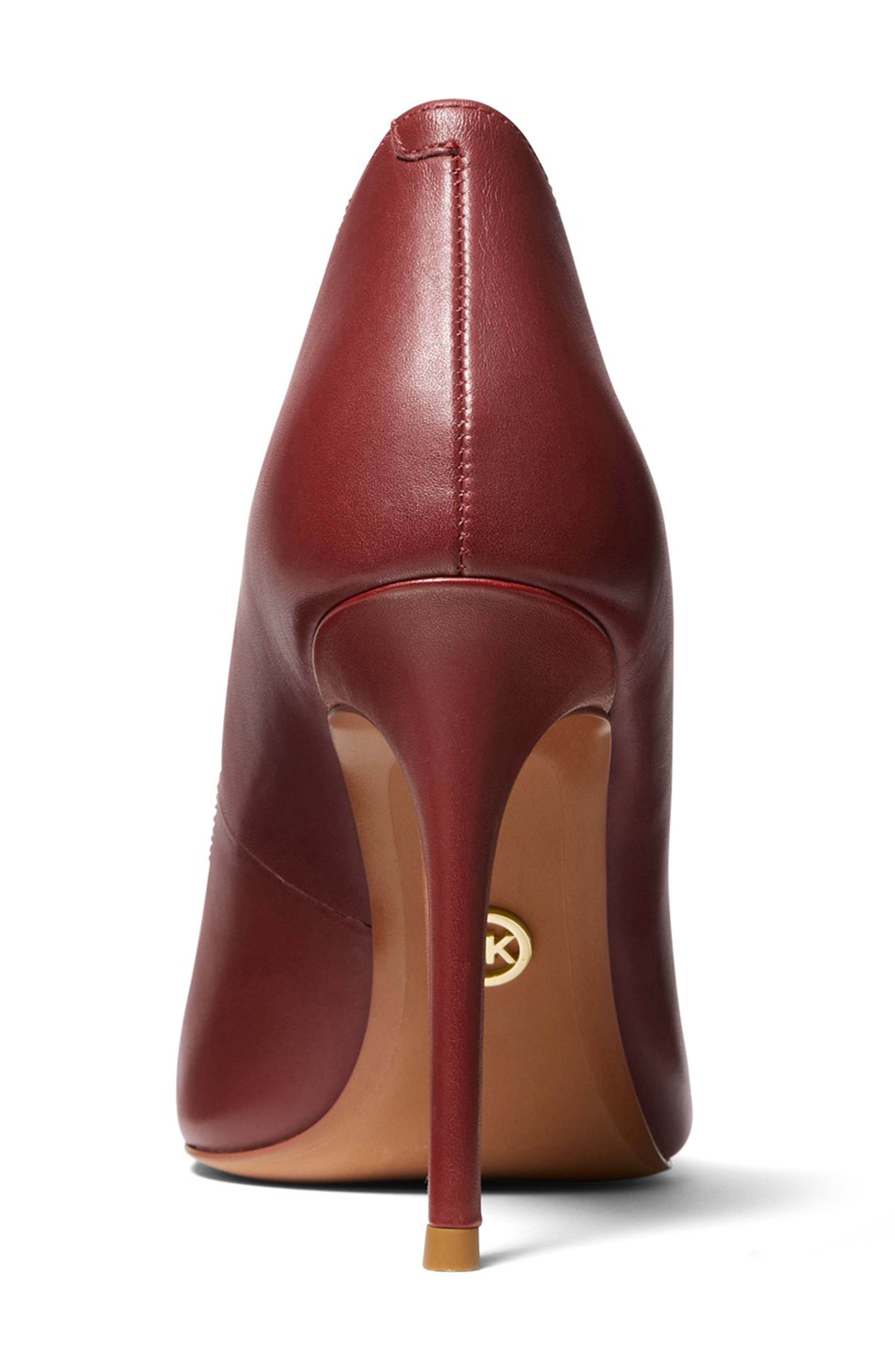 Keke Pointed Toe Pump, Alternate, color, BRANDY