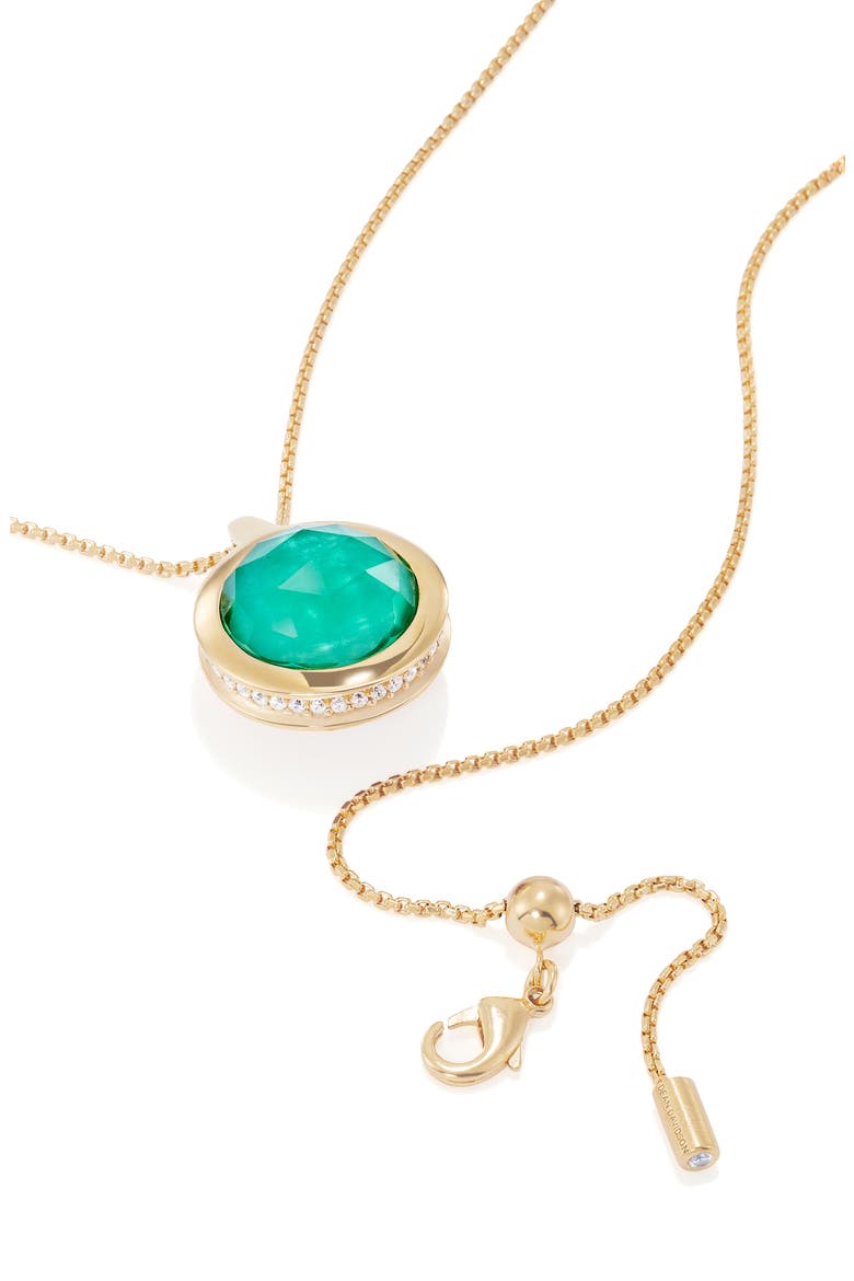Ipanema Doublet Pendant Necklace, Alternate, color, BANYAN GREEN