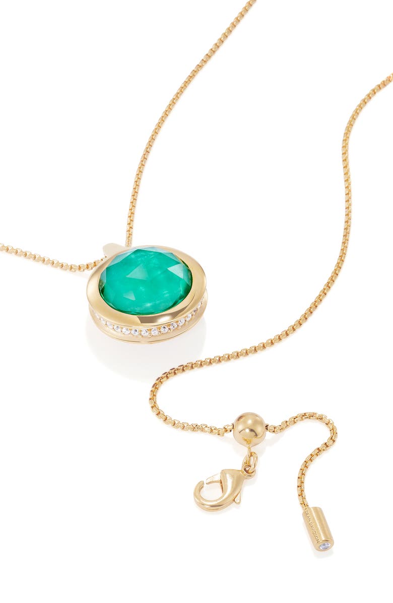 Dean Davidson Ipanema Long Pendant Necklace, Alternate, color, Banyan Green