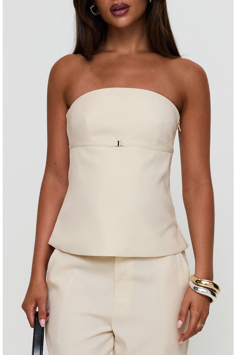 Irresistible Strapless Top, Main, color, CREAM