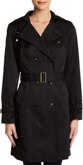 Cole Haan Hooded Double-Breasted Trench Coat | Nordstromrack