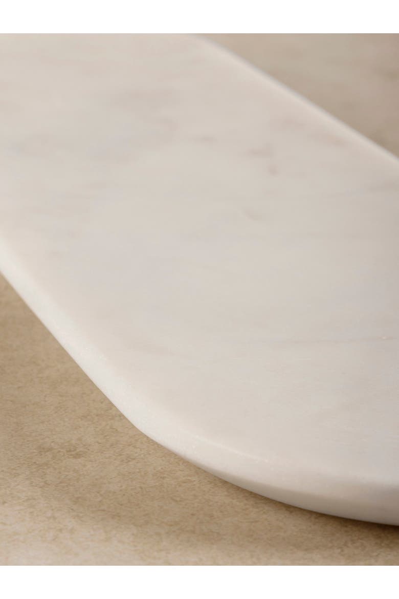 Suzushi Marble Serving Platter, Alternate, color, Ivory White