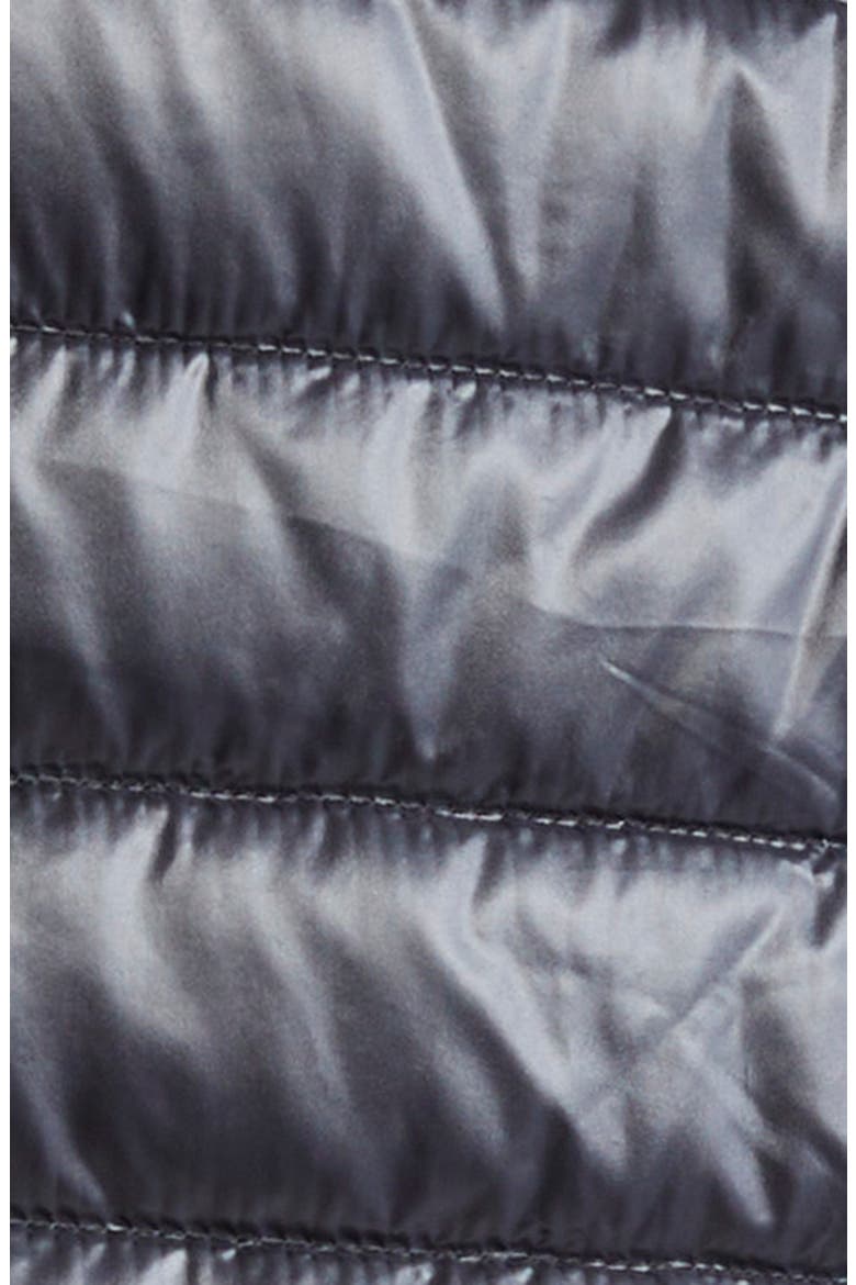 Emilia Cap Sleeve Quilted Down Jacket, Alternate, color, NERO