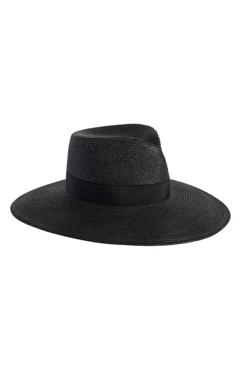 Daphne Broad Brim Straw Fedora
