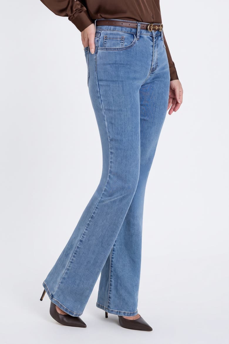 Aria Flare Jean, Alternate, color, Medium Blue