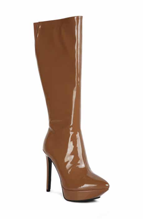 Rag & Co Chatton Platform Knee High Boot