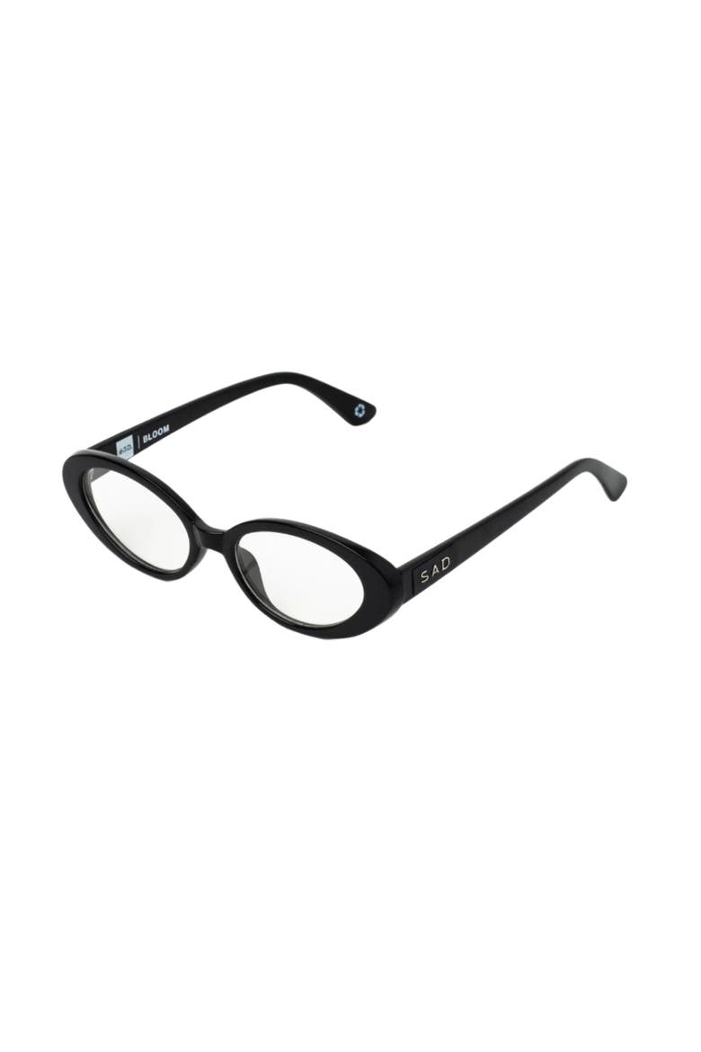 Bloom Sunglasses, Alternate, color, Gloss Black - Clear Lens
