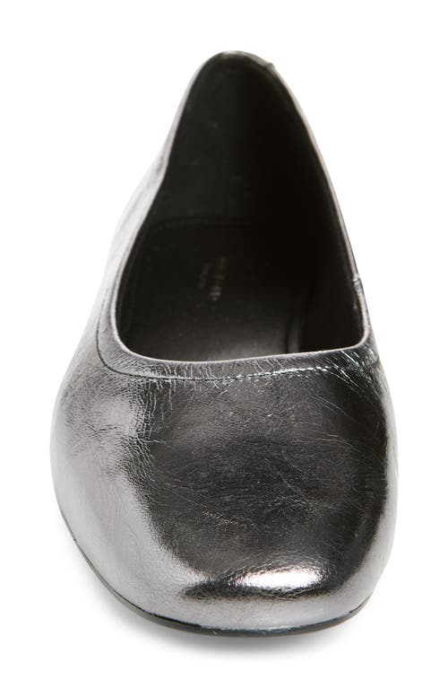 Vagabond Shoemakers Jolin Ballet Flat In Silver