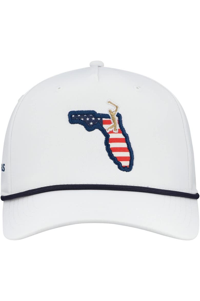 Men's Ahead  White THE PLAYERS Americana Alto Rope Adjustable Hat, Alternate, color, White