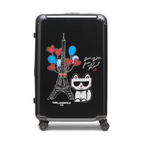 Up in Paris Upright Suitcase