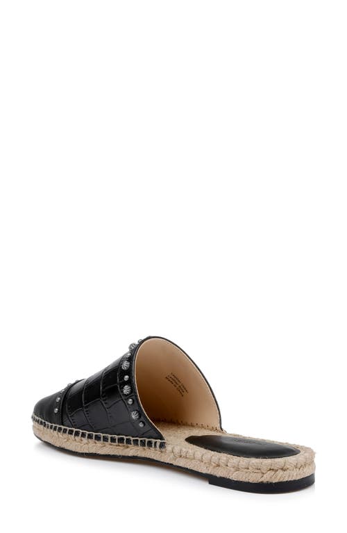 L AGENCE L'AGENCE HELENOR CROC EMBOSSED MULE 