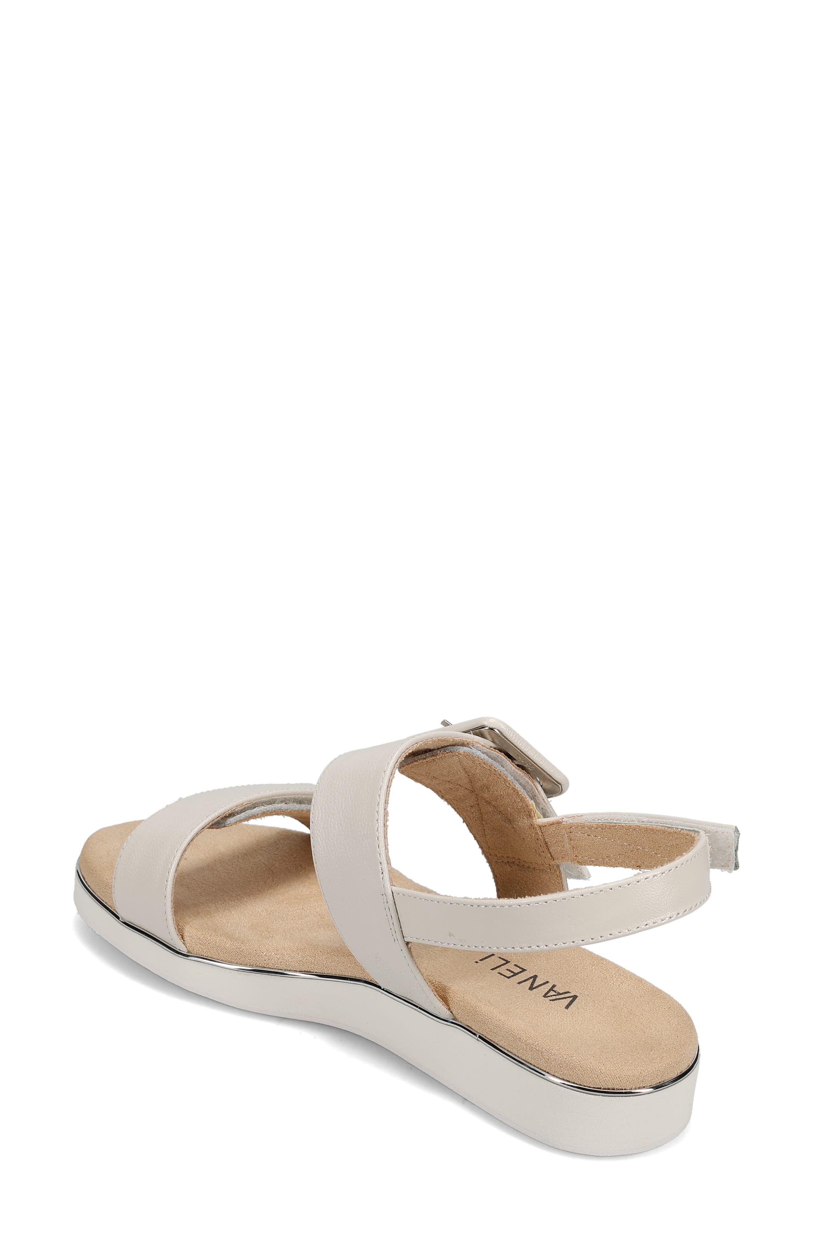 Elysha Sandal, Alternate, color, BIANCA