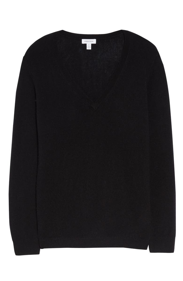Nordstrom Essential V-Neck Cashmere Sweater, Alternate, color, 