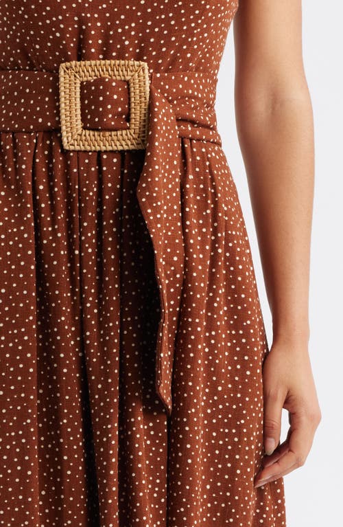 Eliza J Buckle Fit & Flare Sundress