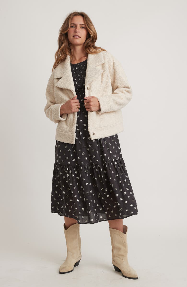 Marine Layer Quebec Faux Shearling Jacket, Alternate, color, 