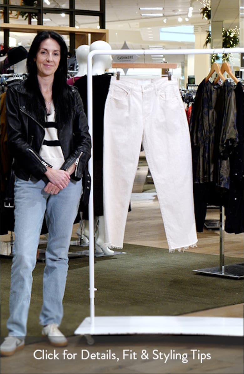 The Maven Mid Rise Fray Hem Ankle Jeans, sales video thumbnail