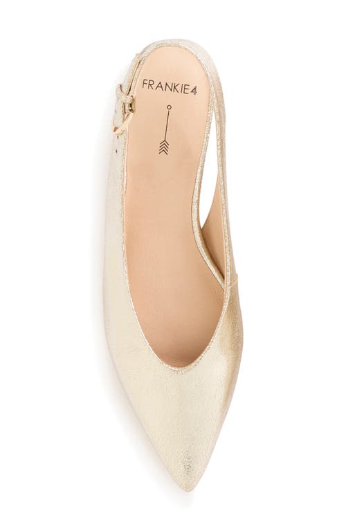 Frankie4 Luna Pointed Toe Slingback Flat