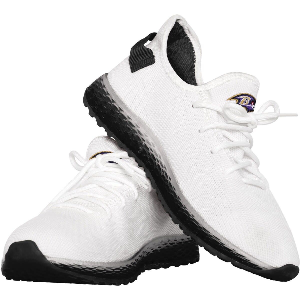 FOCO Men's FOCO Baltimore Ravens Gradient Sole Knit Sneakers, Alternate, color, 