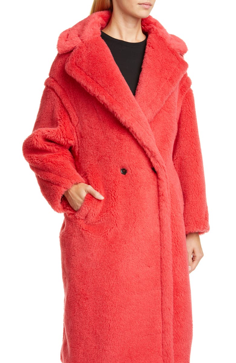 Max Mara Tedgirl Faux Fur Teddy Bear Coat, Alternate, color,