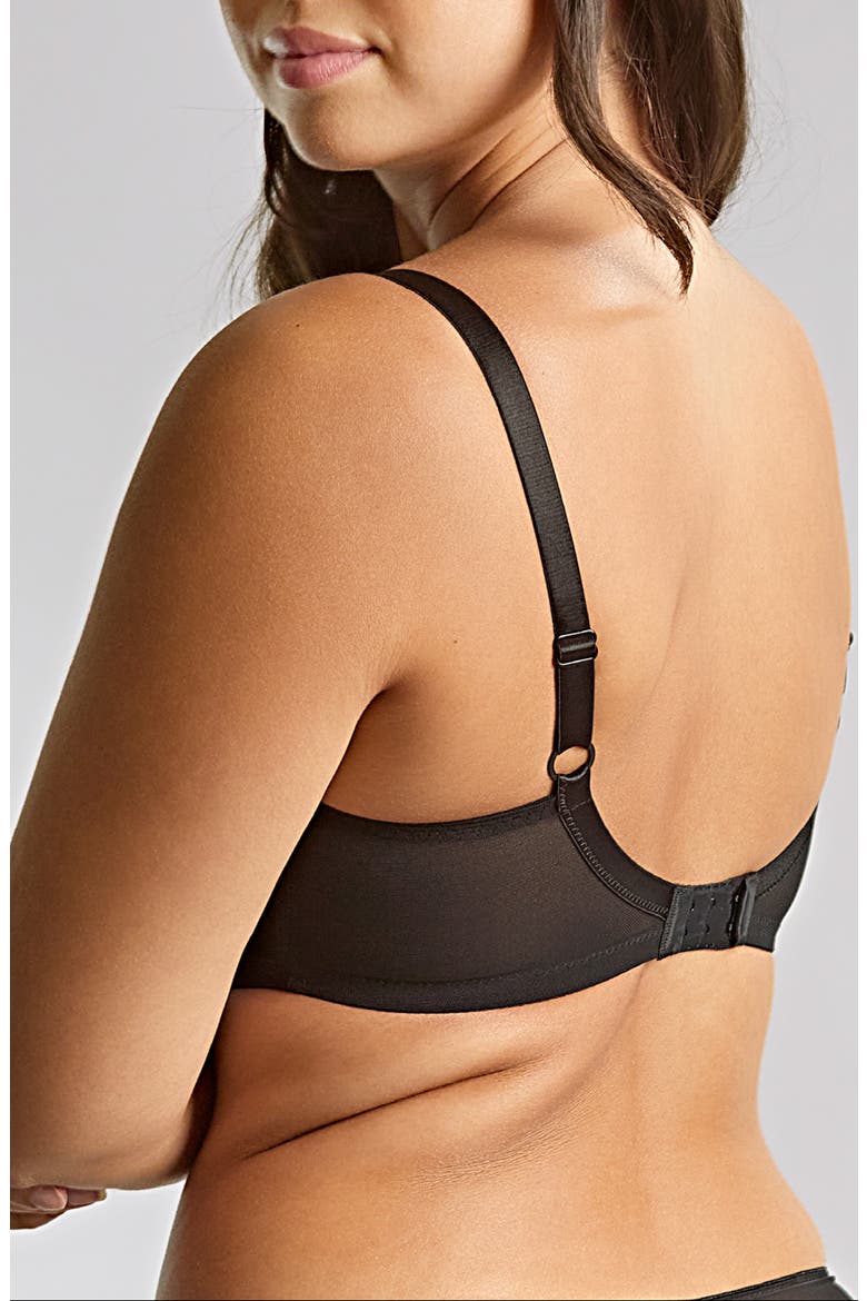 Tango Essence Underwire Balconette Bra, Alternate, color, BLACK