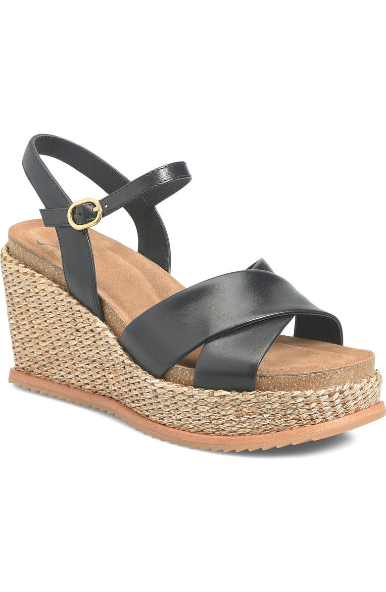 Söfft Diana Espadrille Platform Wedge Sandal, Main, color,