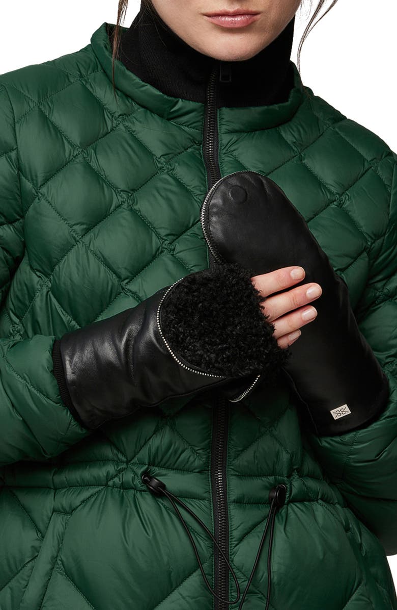 Soia & Kyo Betrice-F Zippered Foldover Mittens, Alternate, color, 