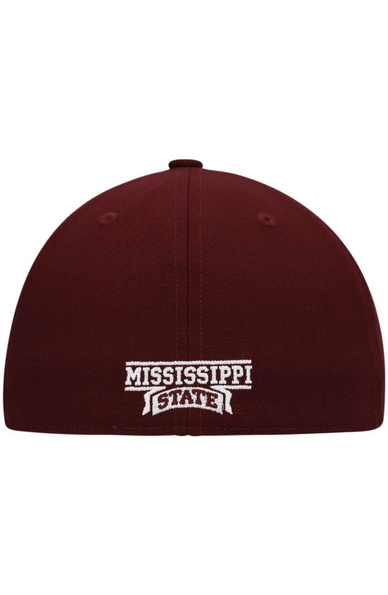 adidas Men's adidas White Mississippi State Bulldogs On-Field Baseball Fitted Hat, Alternate, color, White