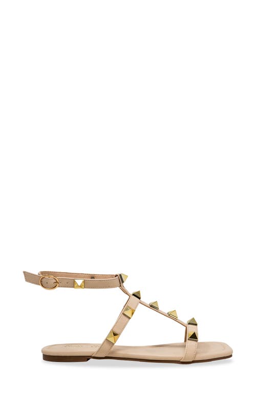 Chase & Chloe Chase And Chloe Pyramid Stud Ankle Sandal