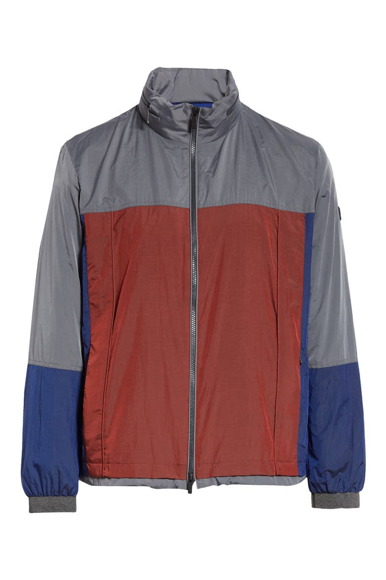 Colorblock Windbreaker, Main, color, COBALT