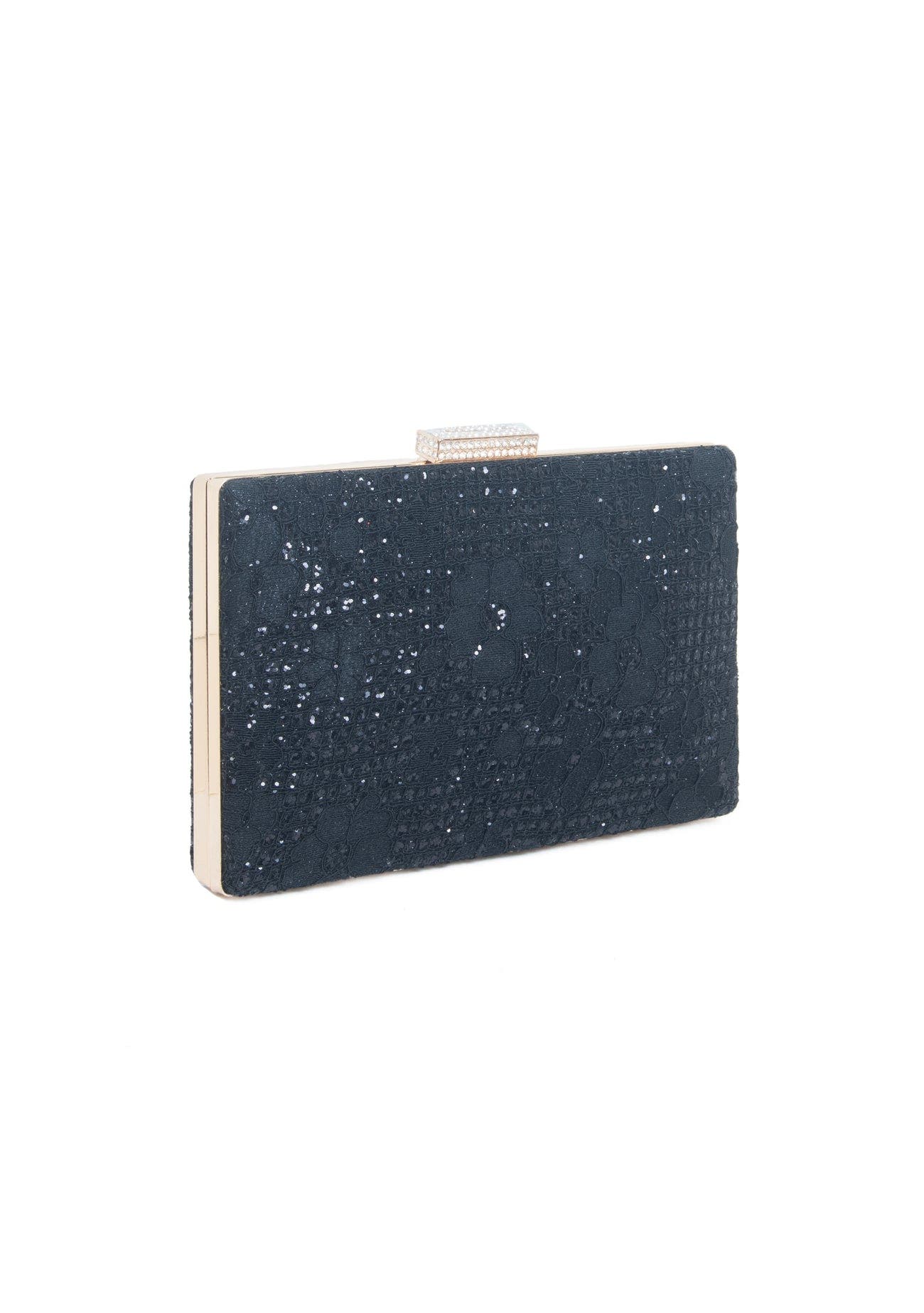 Lauren Lorraine Dandy Clutch, Alternate, color, Black