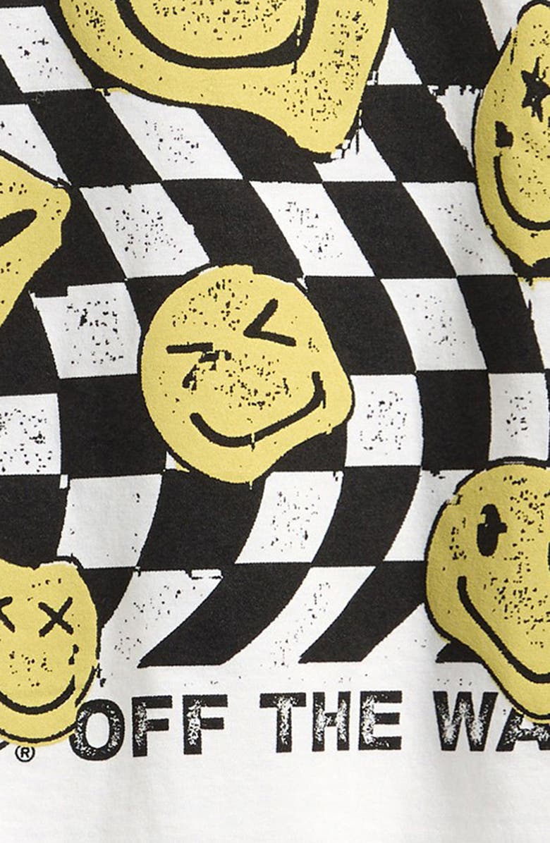 Vans Kids' Twister Joy Cotton Graphic T-Shirt, Alternate, color, White