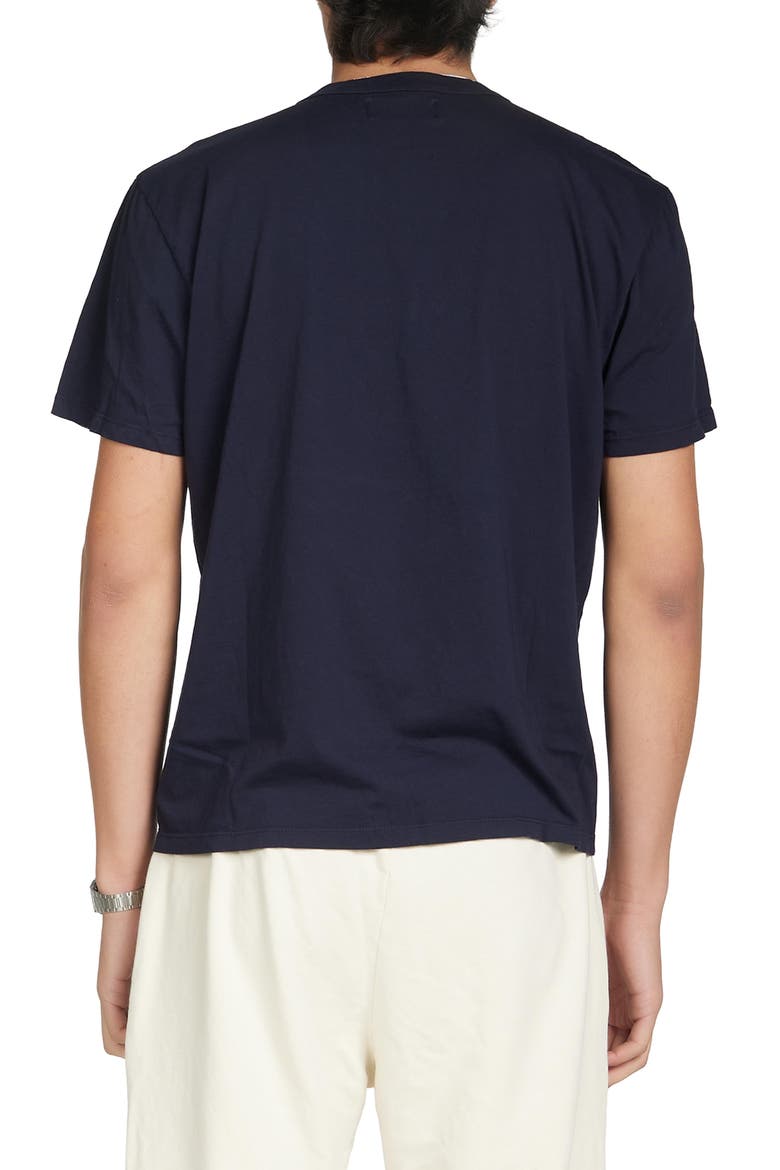 Lightweight Binded Neck Tee, Alternate, color, Navy