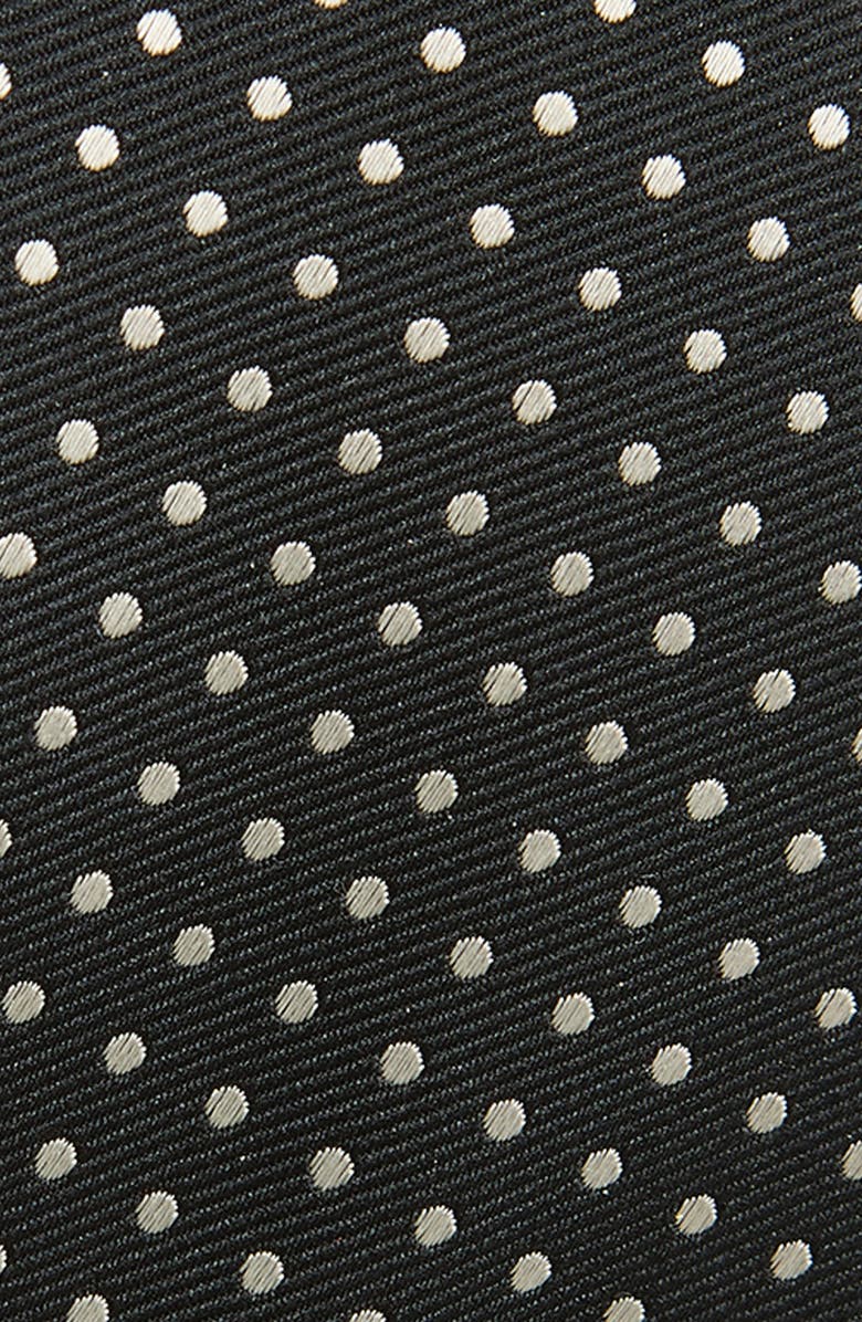 Valentino Yarn Dyed Polka Dot Silk Faille Tie, Alternate, color, 