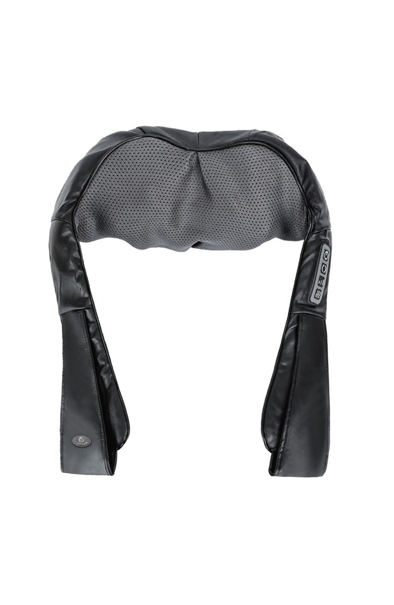 PURSONIC 3D Shiatsu Heating Back and Neck Massager, Main, color, Black