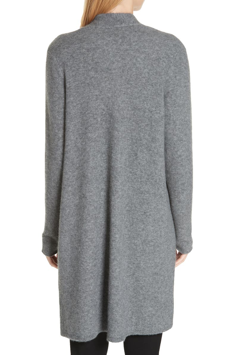Eileen Fisher Cashmere & Silk Blend Open Cardigan, Alternate, color,