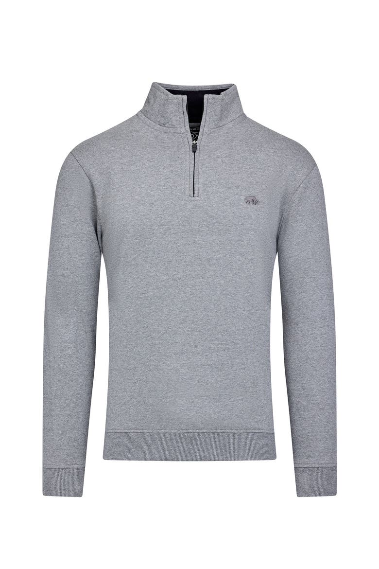 Jersey Quarter Zip Sweat, Alternate, color, Grey Marl