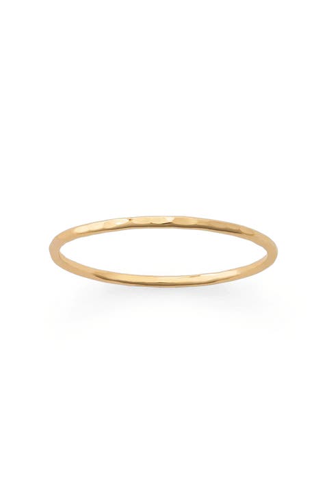Hammered Stacking Ring