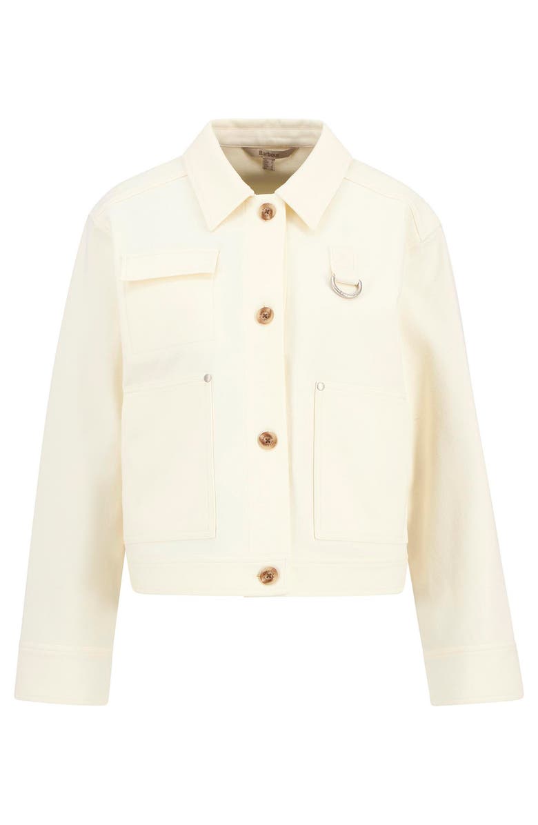 Barbour Kirby Knit Overshirt, Alternate, color, Ecru