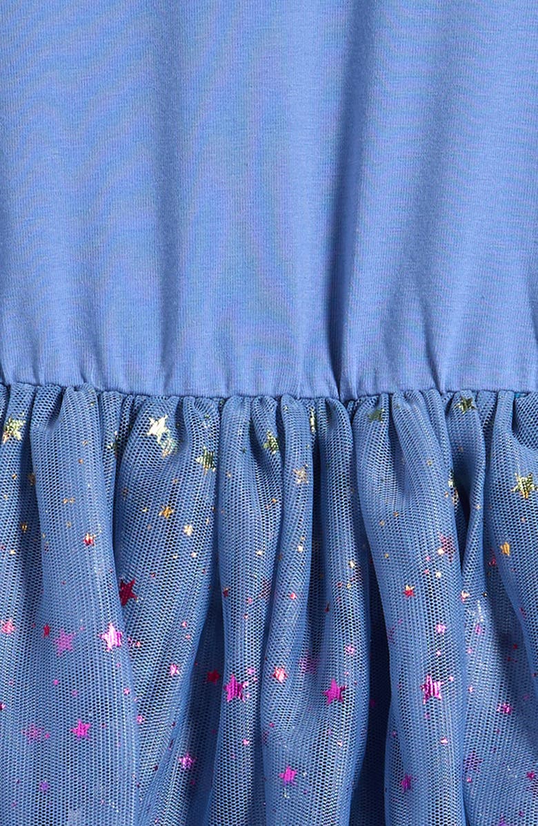 Tucker + Tate Kids' Sparkle Long Sleeve Tutu Dress, Alternate, color, Blue Colony