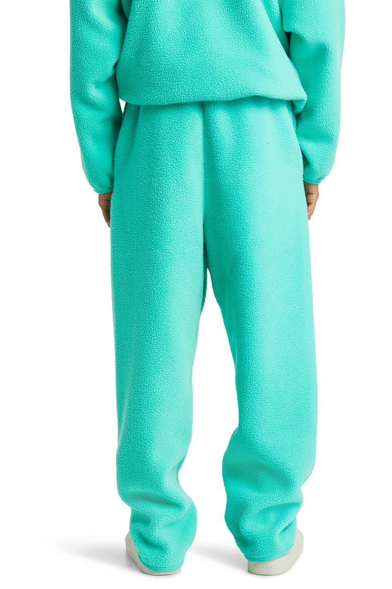 Polar Fleece Drawstring Pants, Alternate, color, MINT LEAF