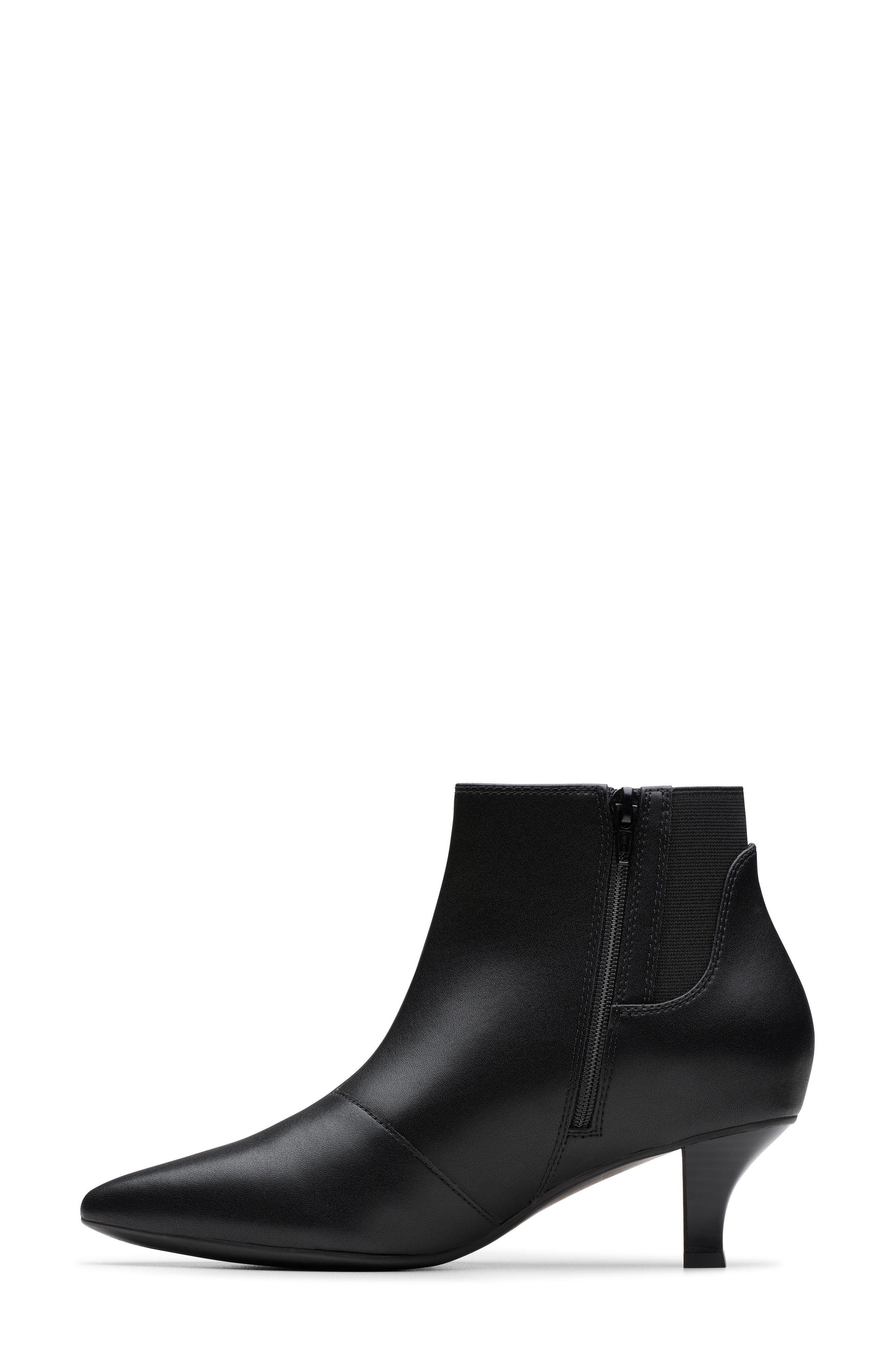 Clarks<sup>®</sup> Kepley Erin Ankle Bootie, Alternate, color, Black