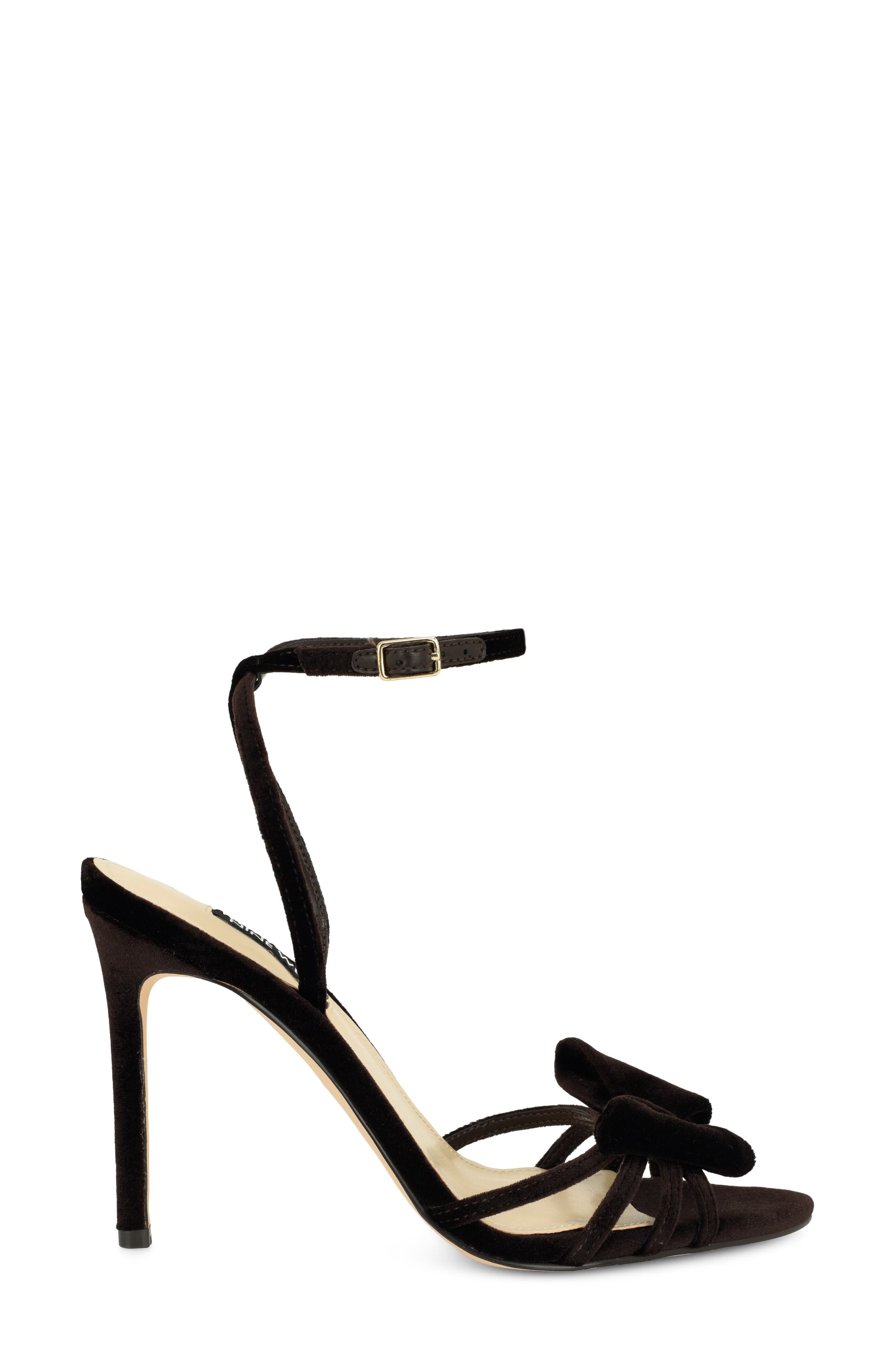 Queana Ankle Strap Sandal, Alternate, color, DARK BROWN