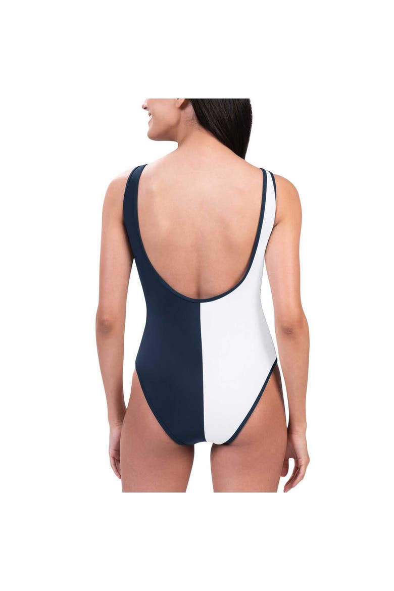 Women's G-III 4Her by Carl Banks Navy/White Buffalo Bills Last Stand One-Piece Swimsuit, Alternate, color, Navy